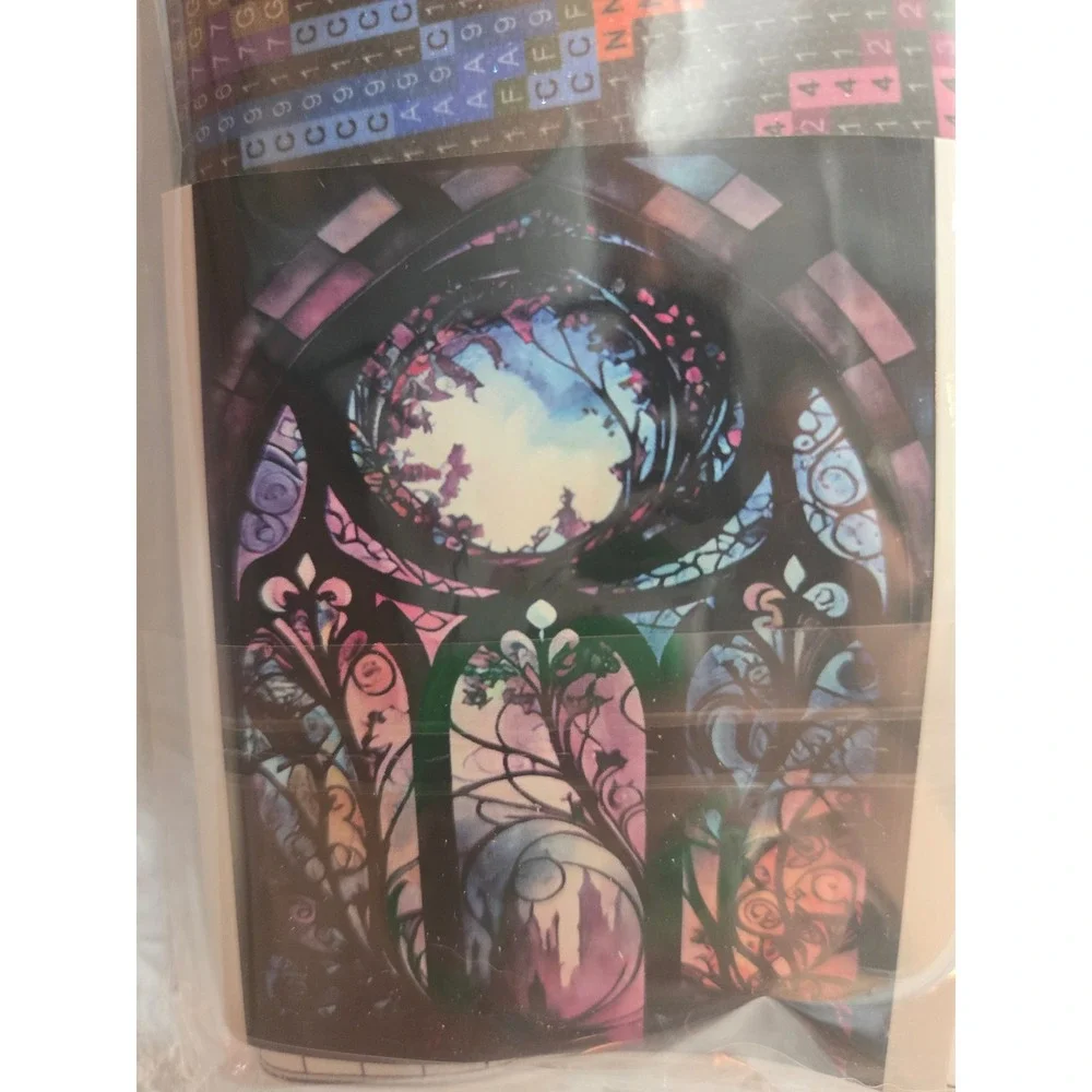 5D Diamond Painting Kits Adults Stained Glass‎ Window Art Craft Gift 12x16 inch
